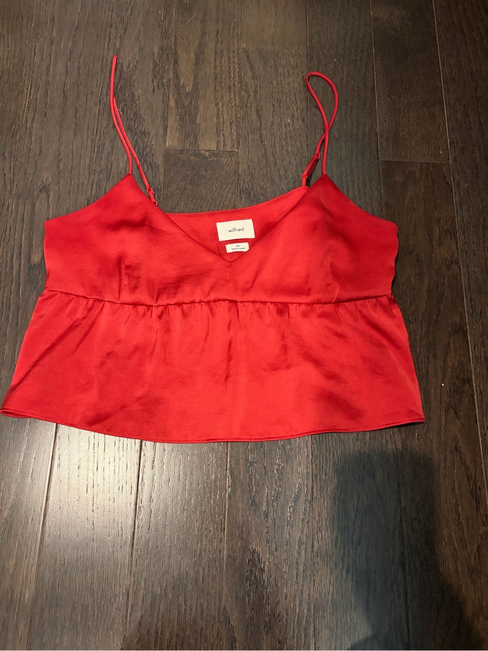 Aritzia Red Camisole